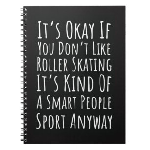 Grappige Cadeaus Voor Rollerbladers Schaats Schaat Notitieboek
