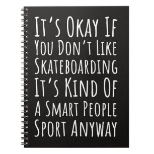 Grappige Cadeaus Voor Skateboarders Skater Skatebo Notitieboek