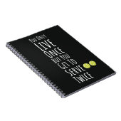 Grappige Cadeaus Voor Tennis Spelers Typografie Sp Notitieboek (Rechterzijde)