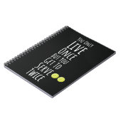 Grappige Cadeaus Voor Tennis Spelers Typografie Sp Notitieboek (Linkerzijde)