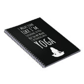 Grappige cadeaus voor yoga liefhebbers voor haar notitieboek (Rechterzijde)