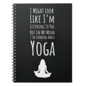 Grappige cadeaus voor yoga liefhebbers voor haar notitieboek (Voorkant)