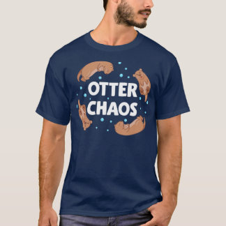 grappige cadeautjes, otter chaos, otter liefhebber t-shirt