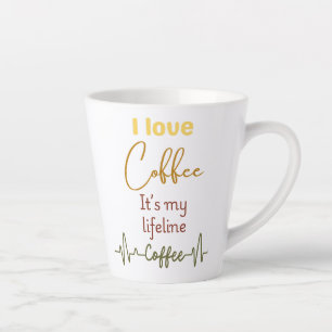 Grappige Cafeïne Addict Latte Mok - Koffie Grappig