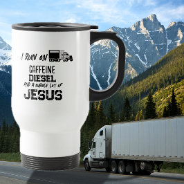 GRAPPIGE Cafeïne Diesel En Jesus Grunge Reisbeker