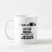 GRAPPIGE Cafeïne Diesel En Jezus Grunge Trucker Koffiemok (Links)