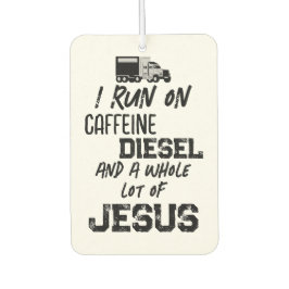 GRAPPIGE Cafeïne Diesel En Jezus Grunge Trucker Luchtverfrisser