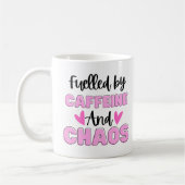 Grappige Cafeïne en Chaos Koffiemok (Links)