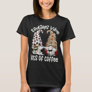 Grappige cafetaria veel koffie kabouters t-shirt