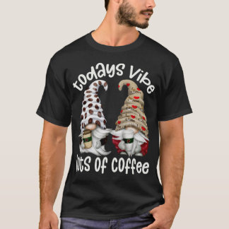 Grappige cafetaria veel koffie kabouters t-shirt