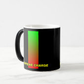 Grappige Caffeïne Niveau Indicator Morfende Koffie Magische Mok (Voorkant links)