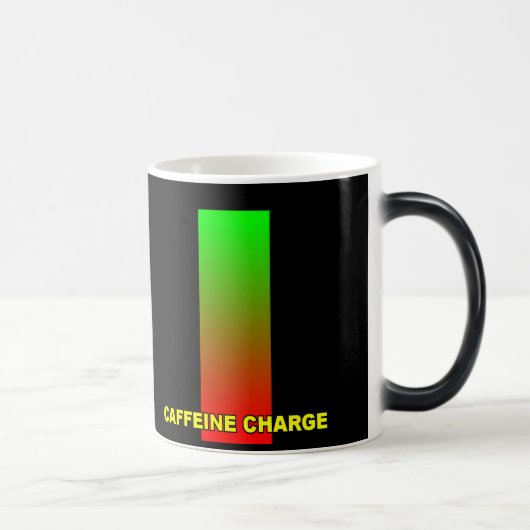 Grappige Caffeïne Niveau Indicator Morfende Koffie Magische Mok (Rechts)