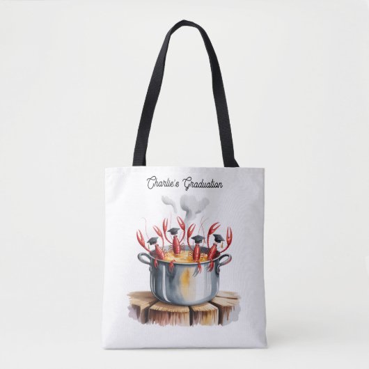 Grappige Cajun afstudeerfeest Tote Bag (Voorkant)