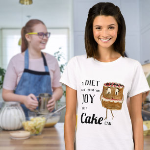Grappige cake bakken grap t-shirt