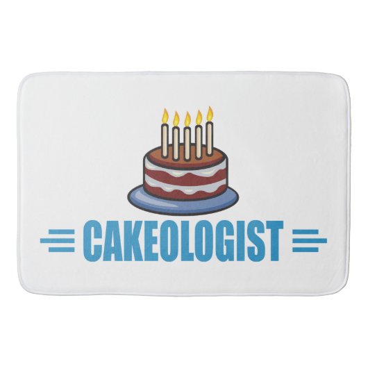 Grappige cake ontwerp badmat (Voorkant)