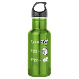 Grappige Calculus Afgeleide Koe Math Puns Cowculus Waterfles