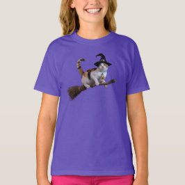 Grappige Calico Kat Heks Kinderen T-shirt