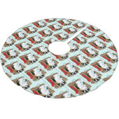 Grappige Calico Kat Kerstcadeau Doos Kerstboom Rok (Gekanteld)