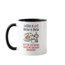 Grappige Calico Kat "Maar de kat beslist"