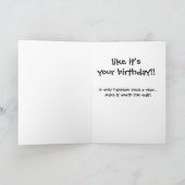 Grappige Camel Kaart, PAR-TAY zoals het is uw verj Kaart (Binnen)