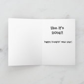 Grappige Camel Nieuwjaarskaart, PAR-TAY zoals zijn Feestdagen Kaart (Binnen)