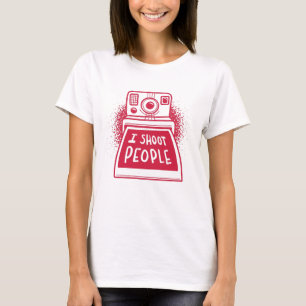 Grappige camera quote t-shirt