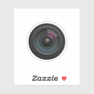 Grappige cameralens fotografie sticker