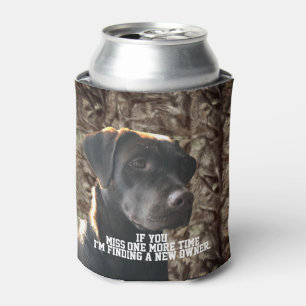 Grappige Camo Duck Hunting Chocolade Lab Bier Blikjeskoeler