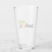 Grappige Camo-foutloze Kameleon Woordspeling Glas (Achterkant)