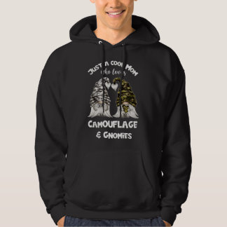 Grappige Camouflage Gnomen voor Cool Mom - Schatti Hoodie