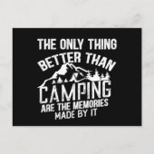 Grappige camper slogan zomer camping citaten feestdagenkaart (Voorkant)