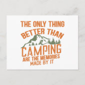 Grappige camper slogan zomer camping citaten feestdagenkaart (Voorkant)