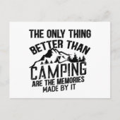 Grappige camper slogan zomer camping citaten feestdagenkaart (Voorkant)