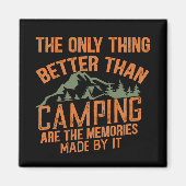 Grappige camper slogan zomer camping citaten magneet (Voorkant)