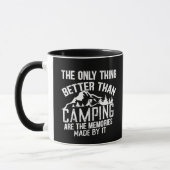 Grappige camper slogan zomer camping citaten mok (Links)