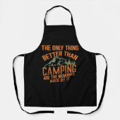 Grappige camper slogan zomer camping citaten schort (Voorkant)