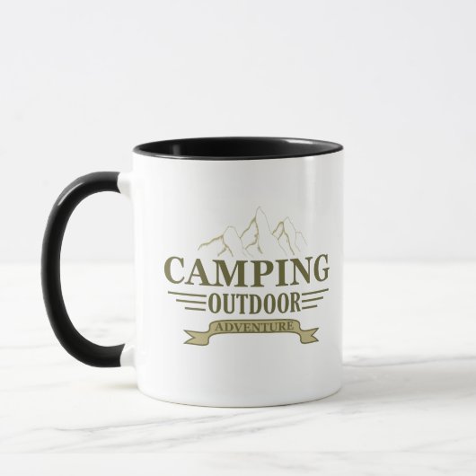Grappige camping Camper cadeaus Mok (Links)