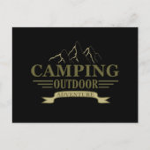 Grappige camping camper gezegden voor campers feestdagenkaart (Voorkant)