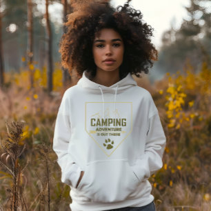 Grappige camping camper gezegden voor campers hoodie