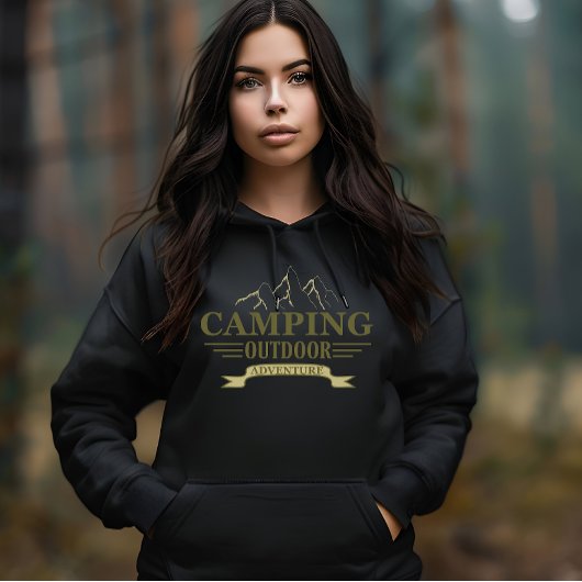 Grappige camping camper gezegden voor campers hoodie