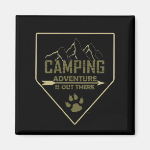 Grappige camping camper gezegden voor campers magneet