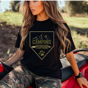 Grappige camping camper gezegden voor campers t-shirt