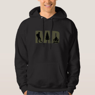 Grappige camping camper wandeltocht vader hoodie