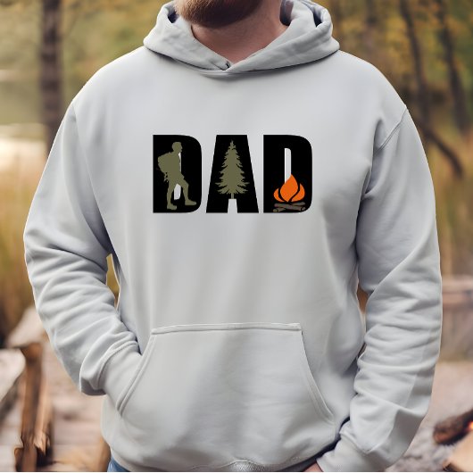 Grappige camping camper wandeltocht vader hoodie