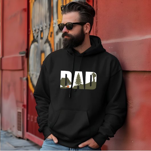 Grappige camping camper wandeltocht vader hoodie