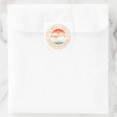 Grappige Camping Campfire Smores Quote Vierkante Sticker (Tas)