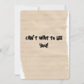 Grappige Camping Familie Reünie Uitnodiging met Be (Achterkant)