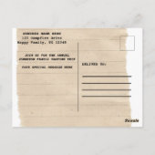 Grappige Camping Familie Reünie Uitnodiging met Be (Achterkant)