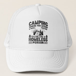 Grappige camping gezegden trucker pet