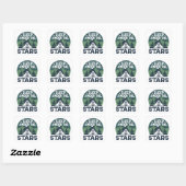 Grappige camping gezegden vierkante sticker (Vel)